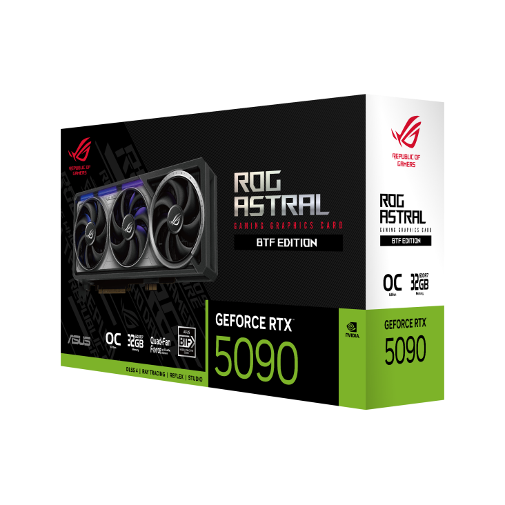 ASUS ROG Astral GeForce RTX 5090 BTF OC Graphics Card | 32GB GDDR7