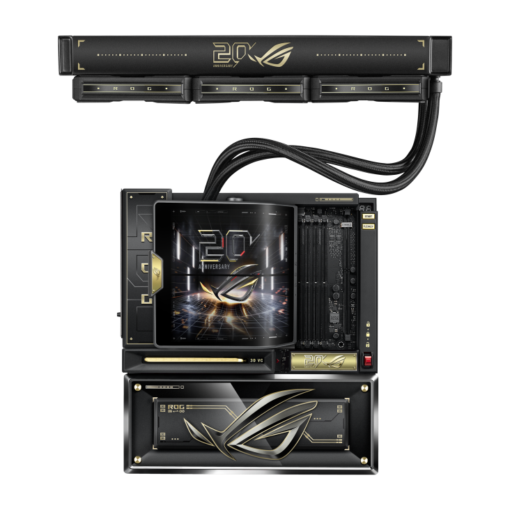 ASUS ROG Crosshair X870E Edition 20 Motherboard | AM5 | DDR5 | WiFi 7 | 10GbE | USB4