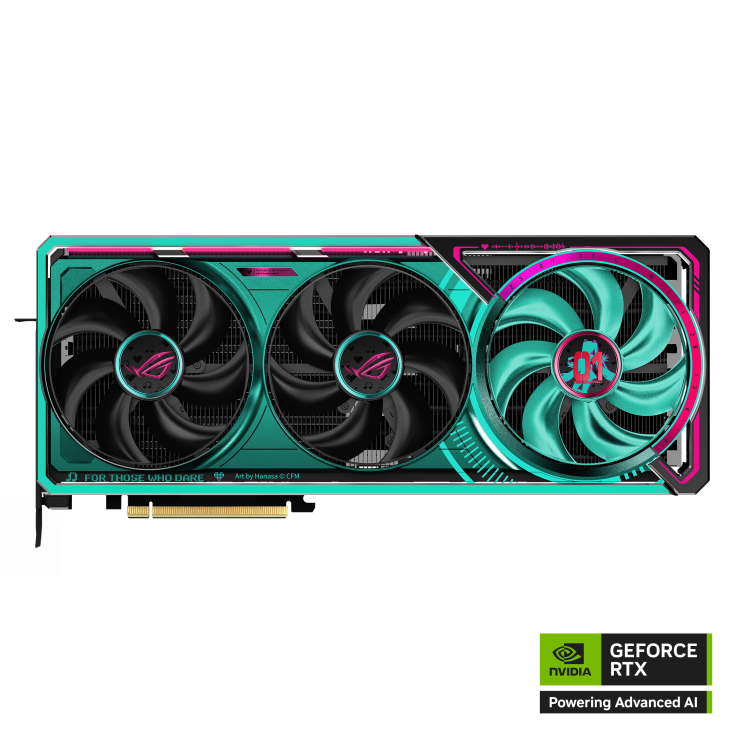 ASUS ROG Astral GeForce RTX 5080 OC Hatsune Miku Edition Graphics Card | 16GB GDDR7