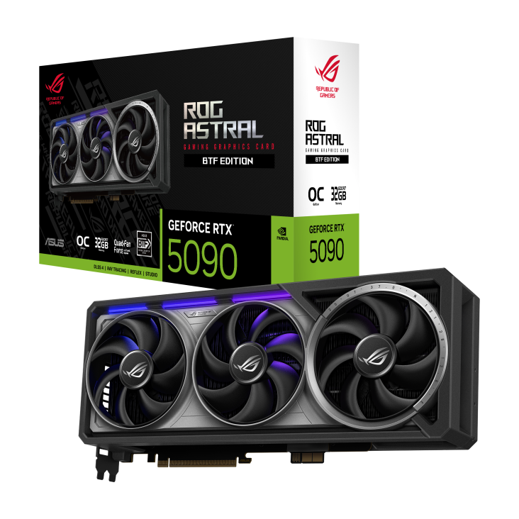 ASUS ROG Astral GeForce RTX 5090 BTF OC Graphics Card | 32GB GDDR7