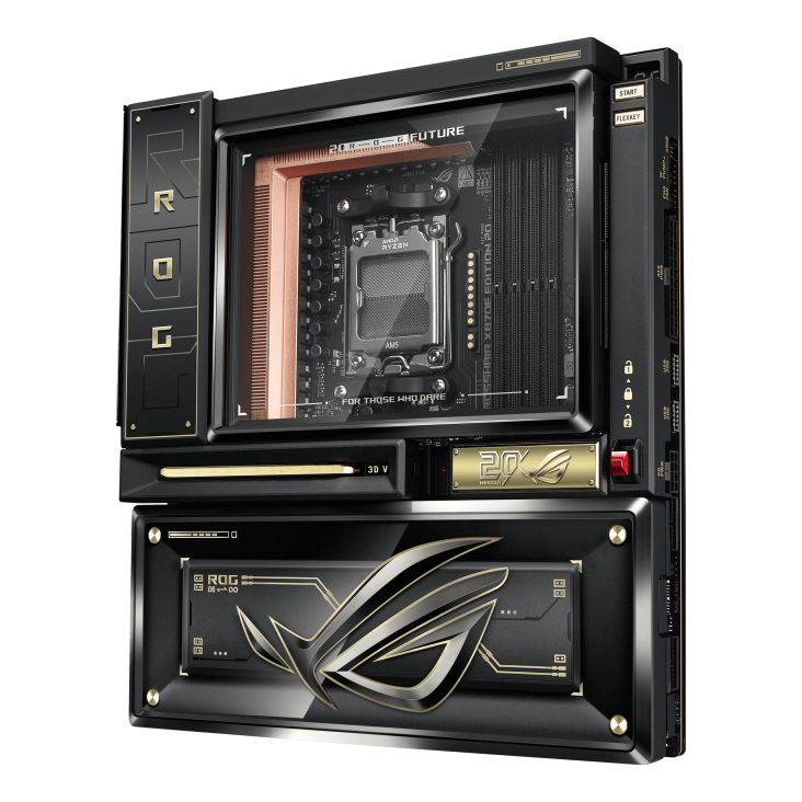 ASUS ROG Crosshair X870E Edition 20 Motherboard | AM5 | DDR5 | WiFi 7 | 10GbE | USB4