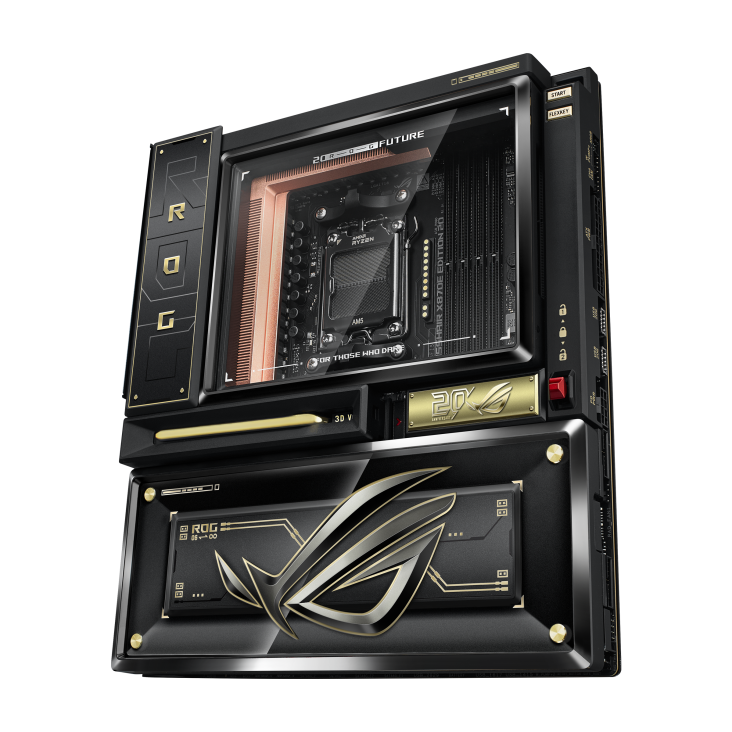 ASUS ROG Crosshair X870E Edition 20 Motherboard | AM5 | DDR5 | WiFi 7 | 10GbE | USB4