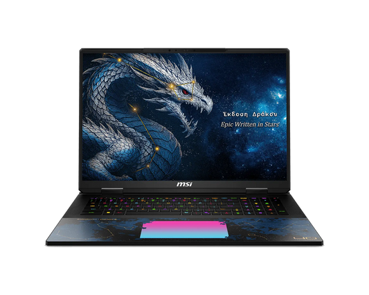 MSI Titan 18 HX Dragon Edition Draco Epic Gaming Laptop | RTX 5090 | 18" UHD+ 240Hz