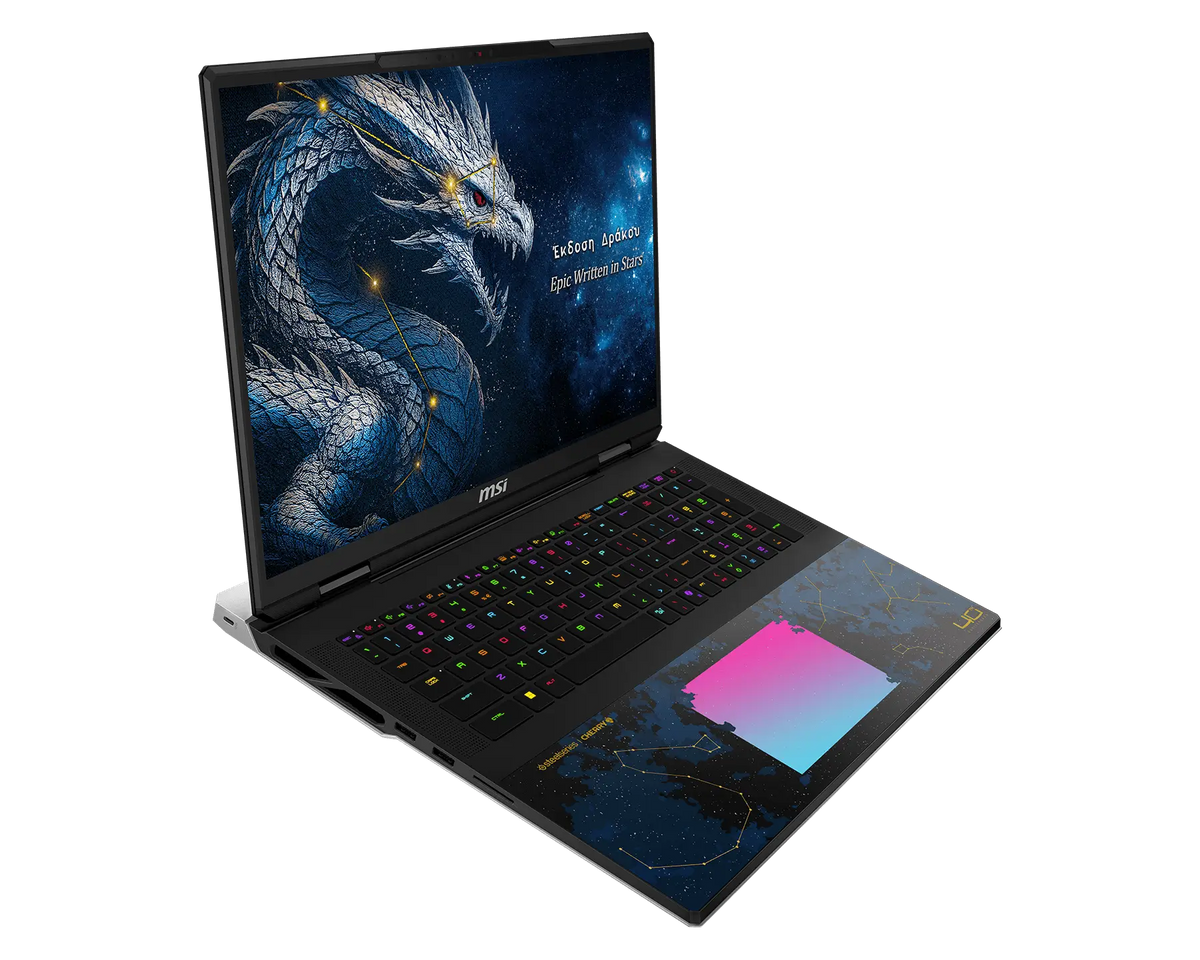 MSI Titan 18 HX Dragon Edition Draco Epic Gaming Laptop | RTX 5090 | 18" UHD+ 240Hz